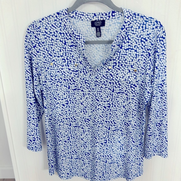 Jones New York 3/4 sleeve top - Picture 1 of 5